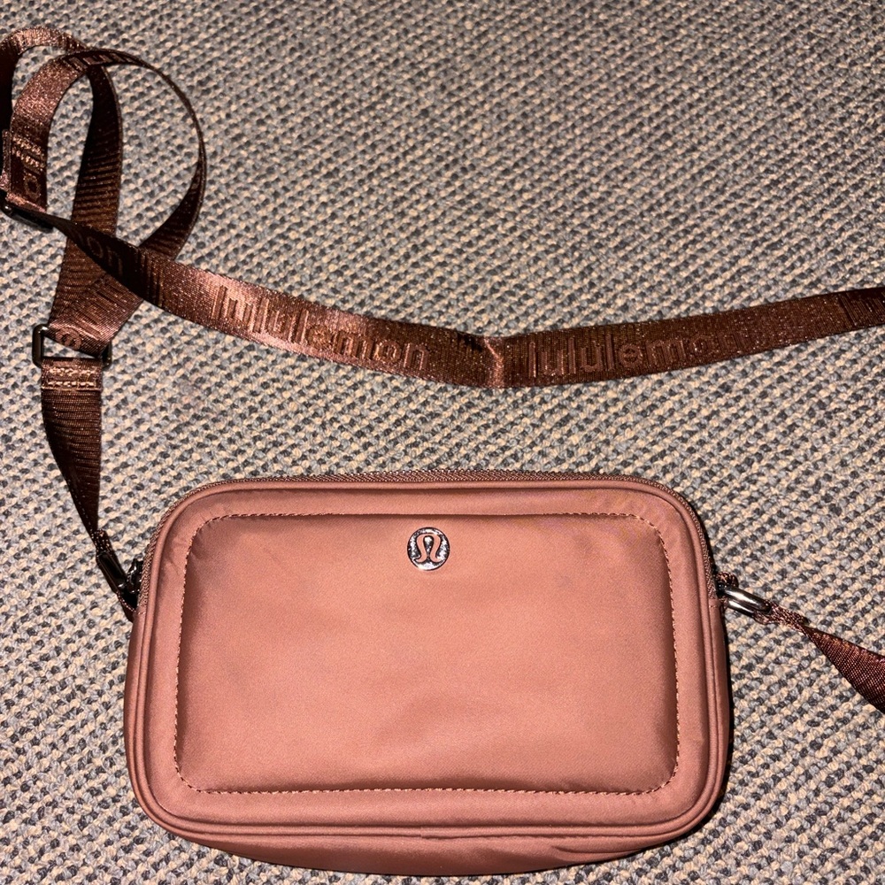 Lululemon Athletica Chocolate Crossbody Bag